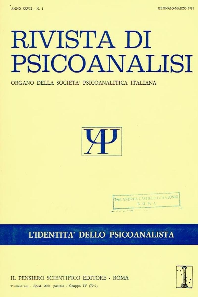 rivista di psicoanalisi