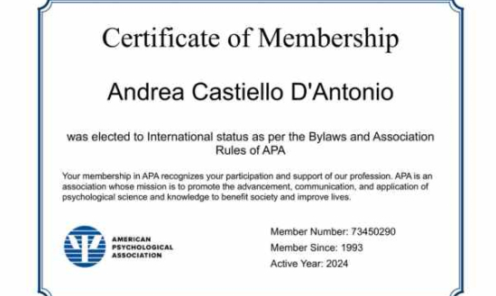 APA – AMERICAN PSYCHOLOGICAL ASSOCIATION
