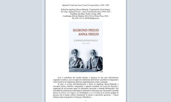 SIGMUND E ANNA SI SCRIVONO