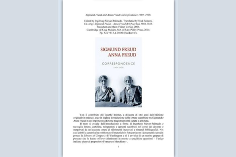 SIGMUND E ANNA SI SCRIVONO